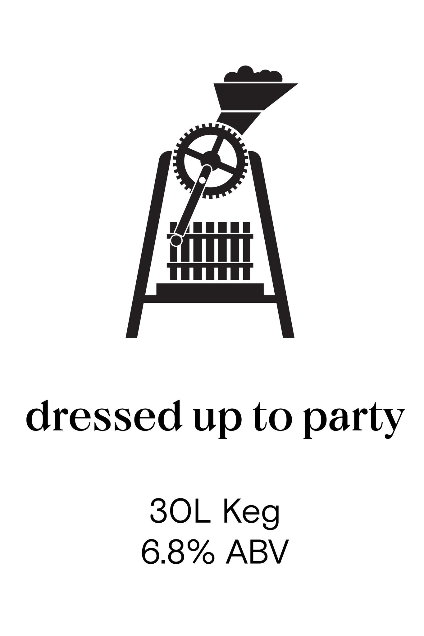 Dressed Up To Party 30L Keg