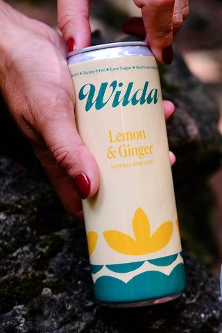 Wilda - Lemon & Ginger Natural Spritzer (24-pack)